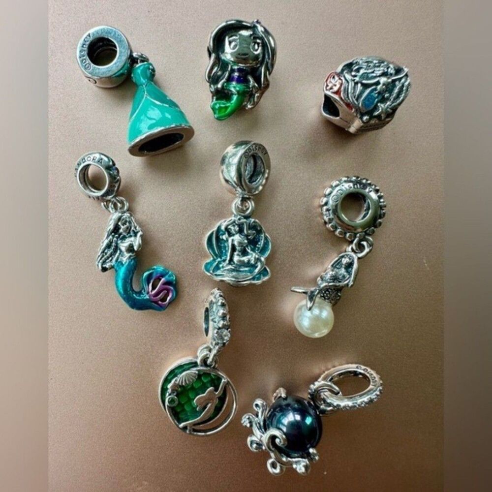 NWOT Little Mermaid Ariel Disney x Pandora FIT Dangle Charm - Picture 6 of 7